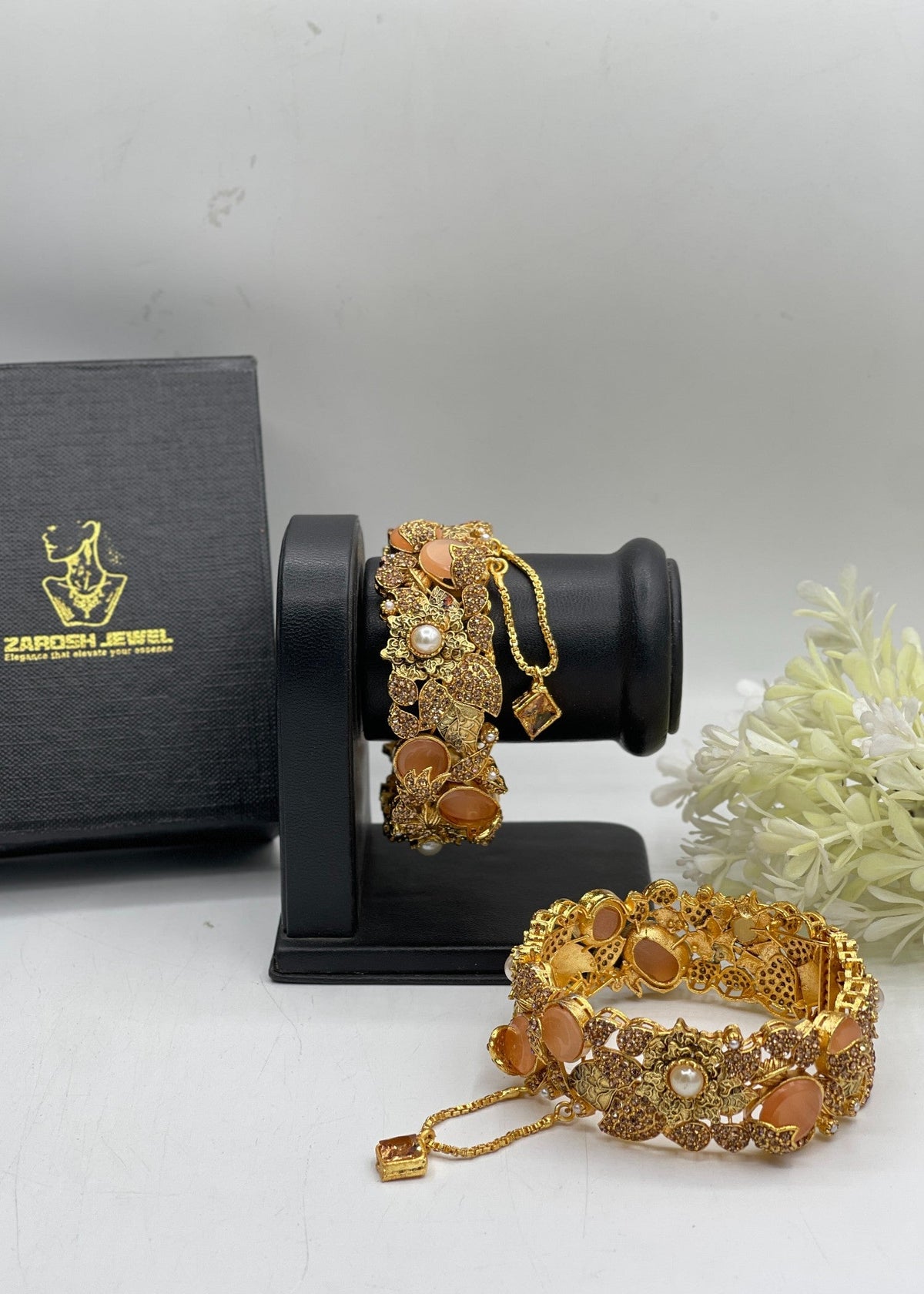 Shop the Ghusoun Bangle Set from Zarosh Jewel
