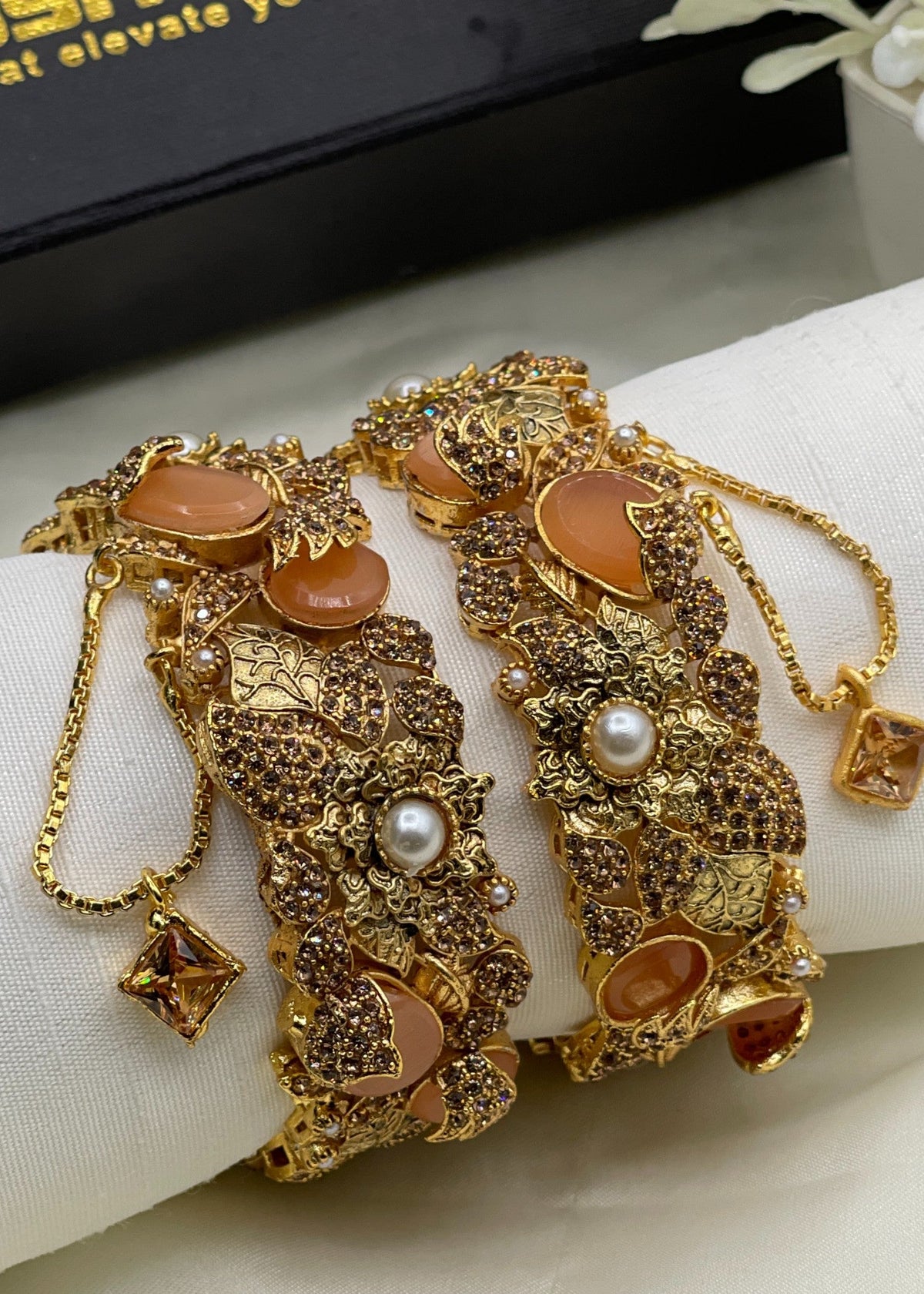 Shop the Ghusoun Bangle Set from Zarosh Jewel
