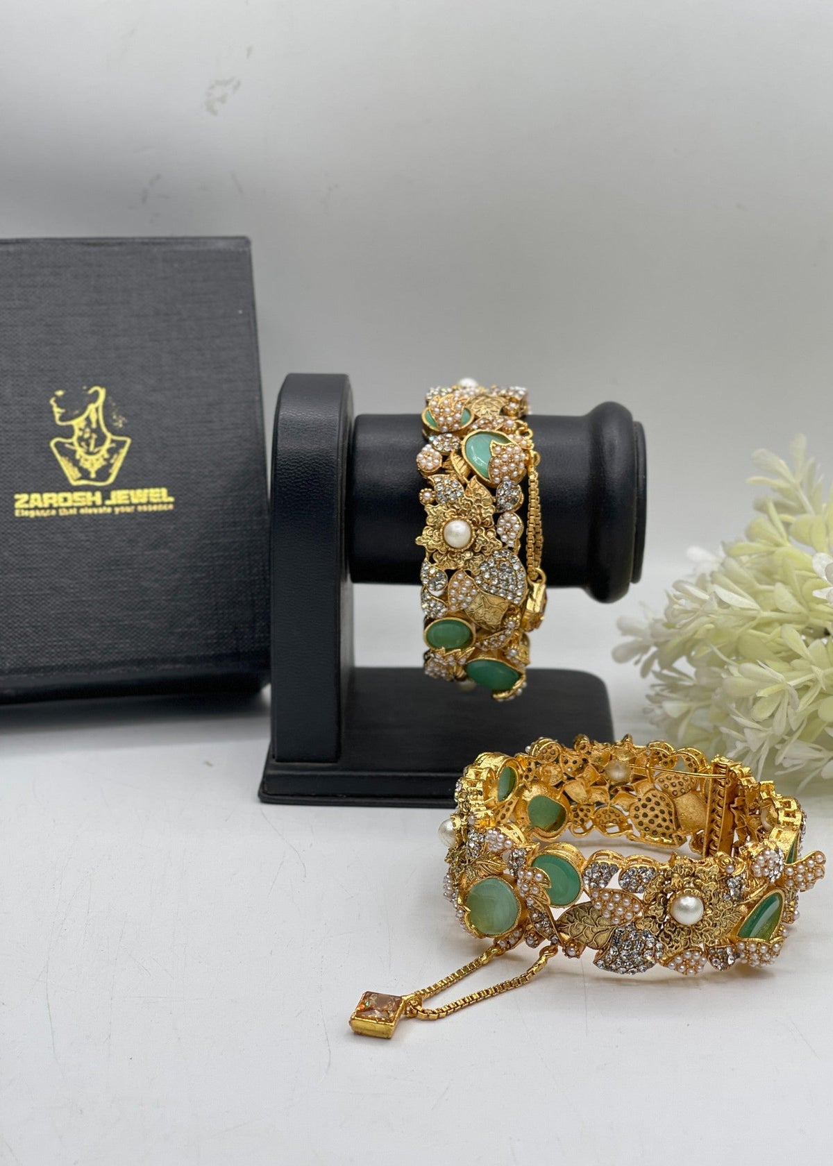 Shop the Ghusoun Bangle Set from Zarosh Jewel