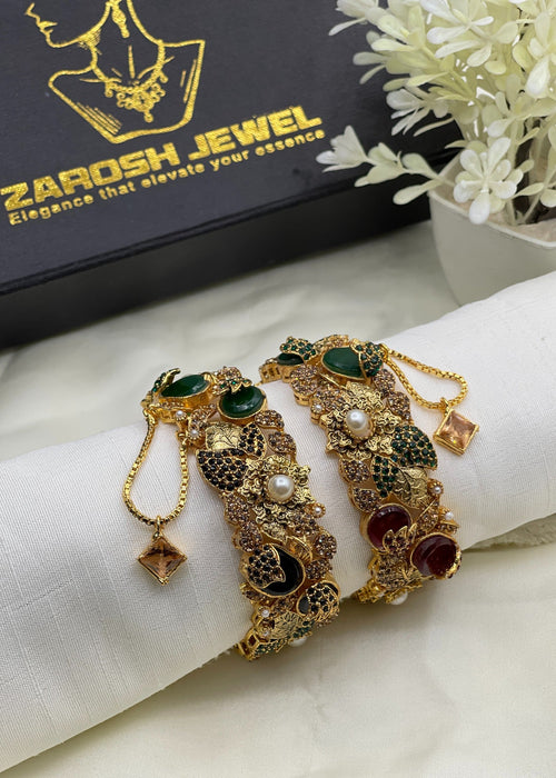 Shop the Ghusoun Bangle Set from Zarosh Jewel