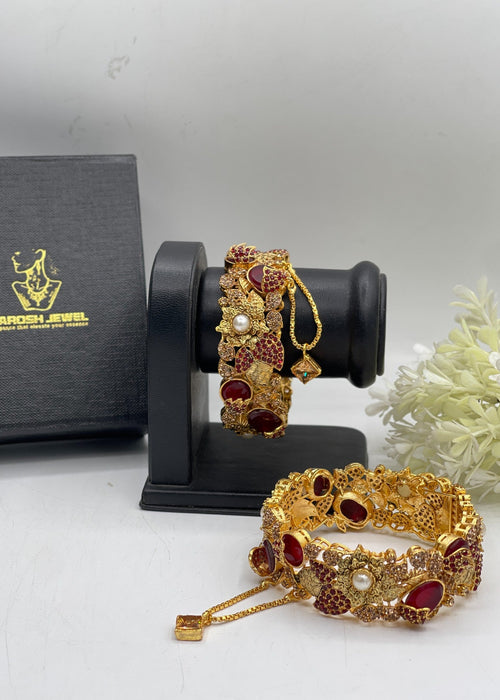 Shop the Ghusoun Bangle Set from Zarosh Jewel