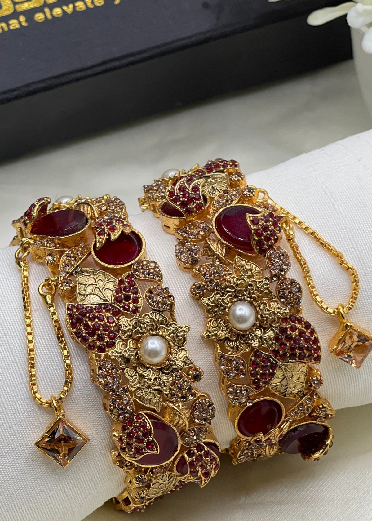 Shop the Ghusoun Bangle Set from Zarosh Jewel