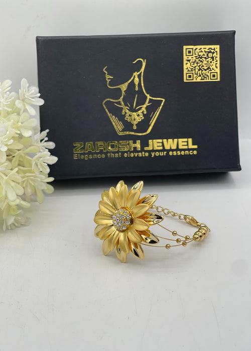 Shop the Golden Sunflower Bracelet from Zarosh Jewel