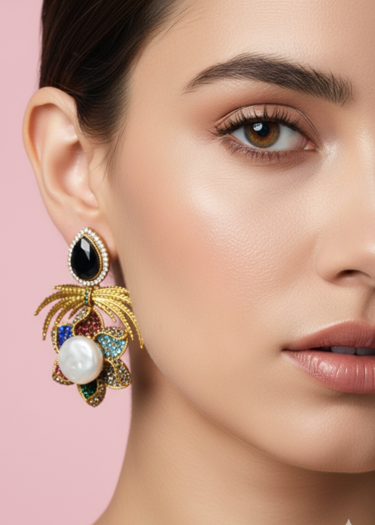 Shop the Grand Statement Earrings from Zarosh Jewel