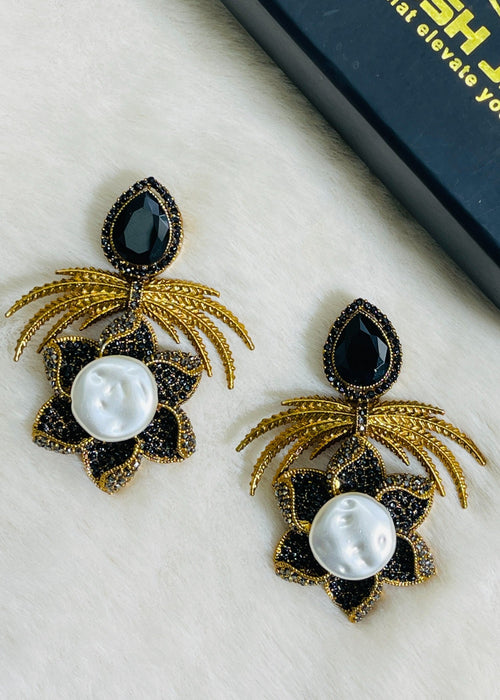 Shop the Grand Statement Earrings from Zarosh Jewel