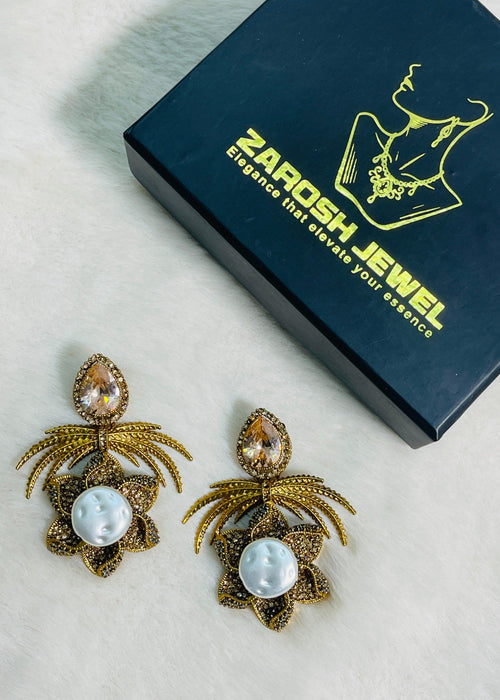 Shop the Grand Statement Earrings from Zarosh Jewel