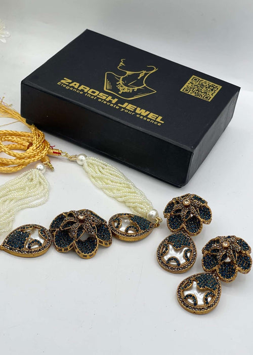 Shop the Gul-e-naz Choker Set from Zarosh Jewel