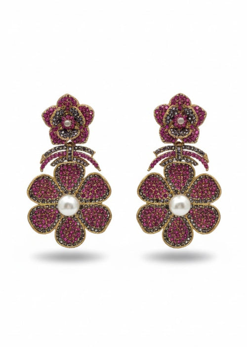 Shop the Gul-e-Shab Stud Earrings from Zarosh Jewel