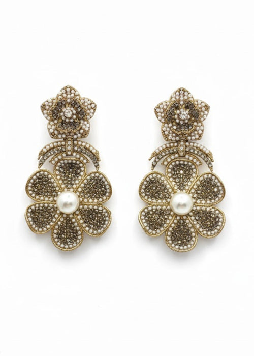 Shop the Gul-e-Shab Stud Earrings from Zarosh Jewel