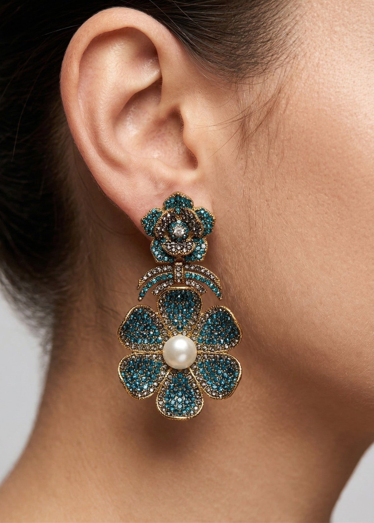 Shop the Gul-e-Shab Stud Earrings from Zarosh Jewel