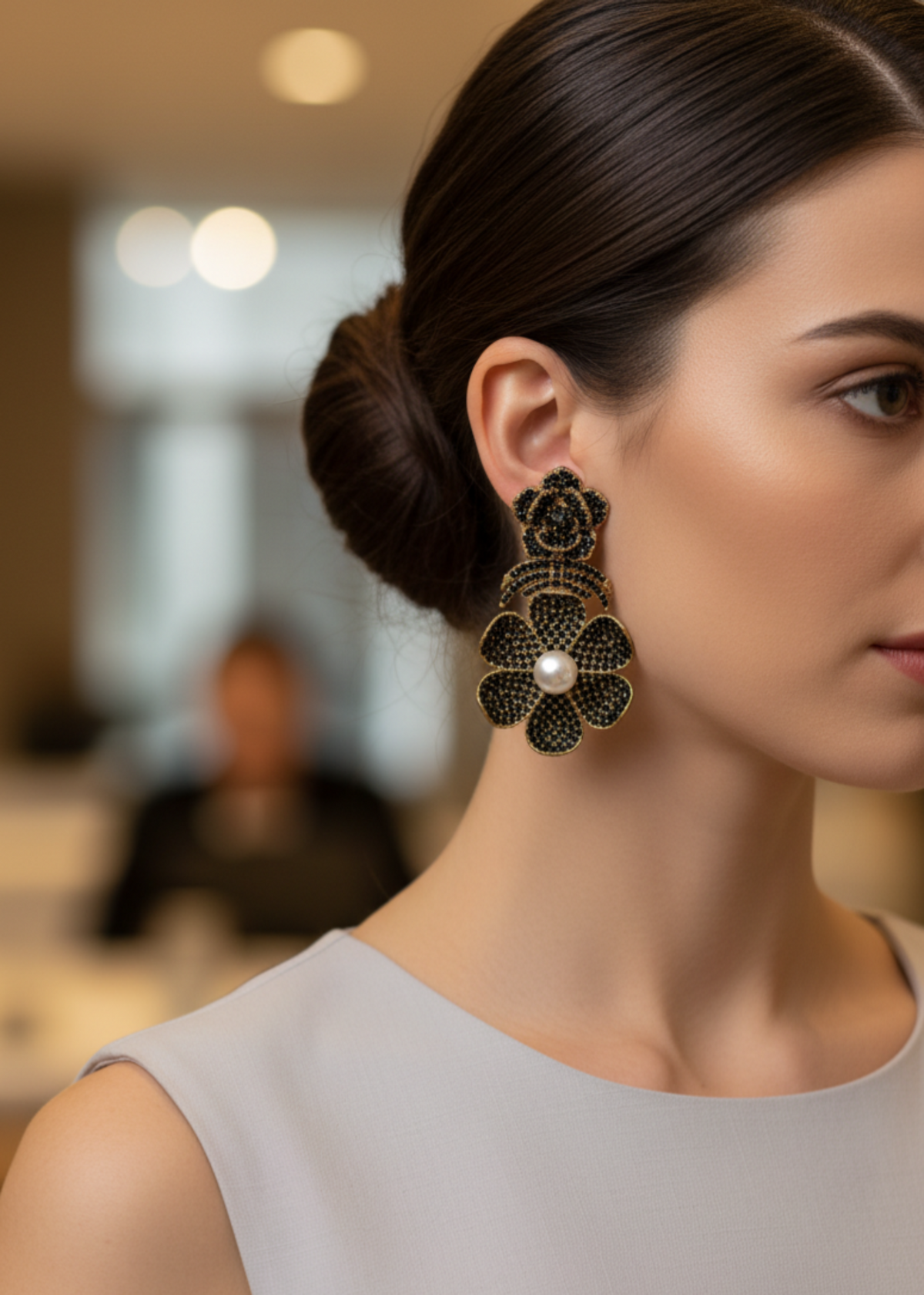 Shop the Gul-e-Shab Stud Earrings from Zarosh Jewel