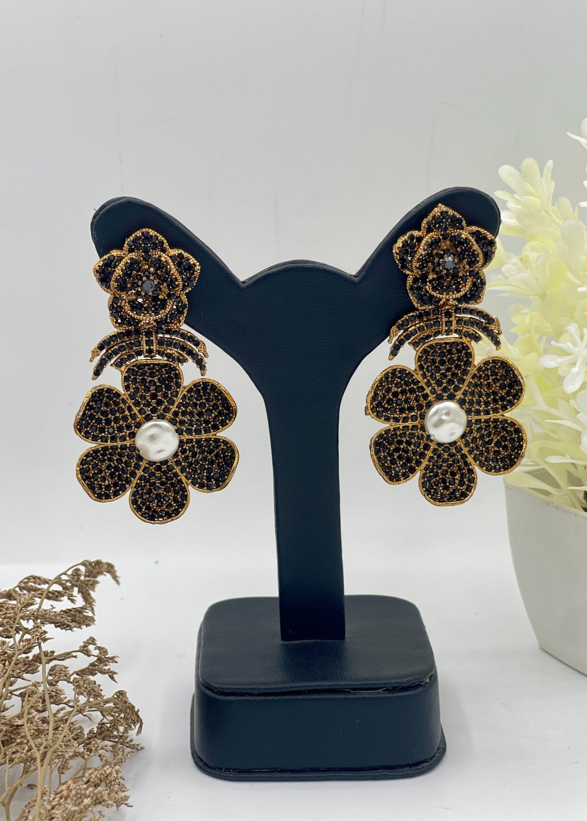 Shop the Gul-e-Shab Stud Earrings from Zarosh Jewel