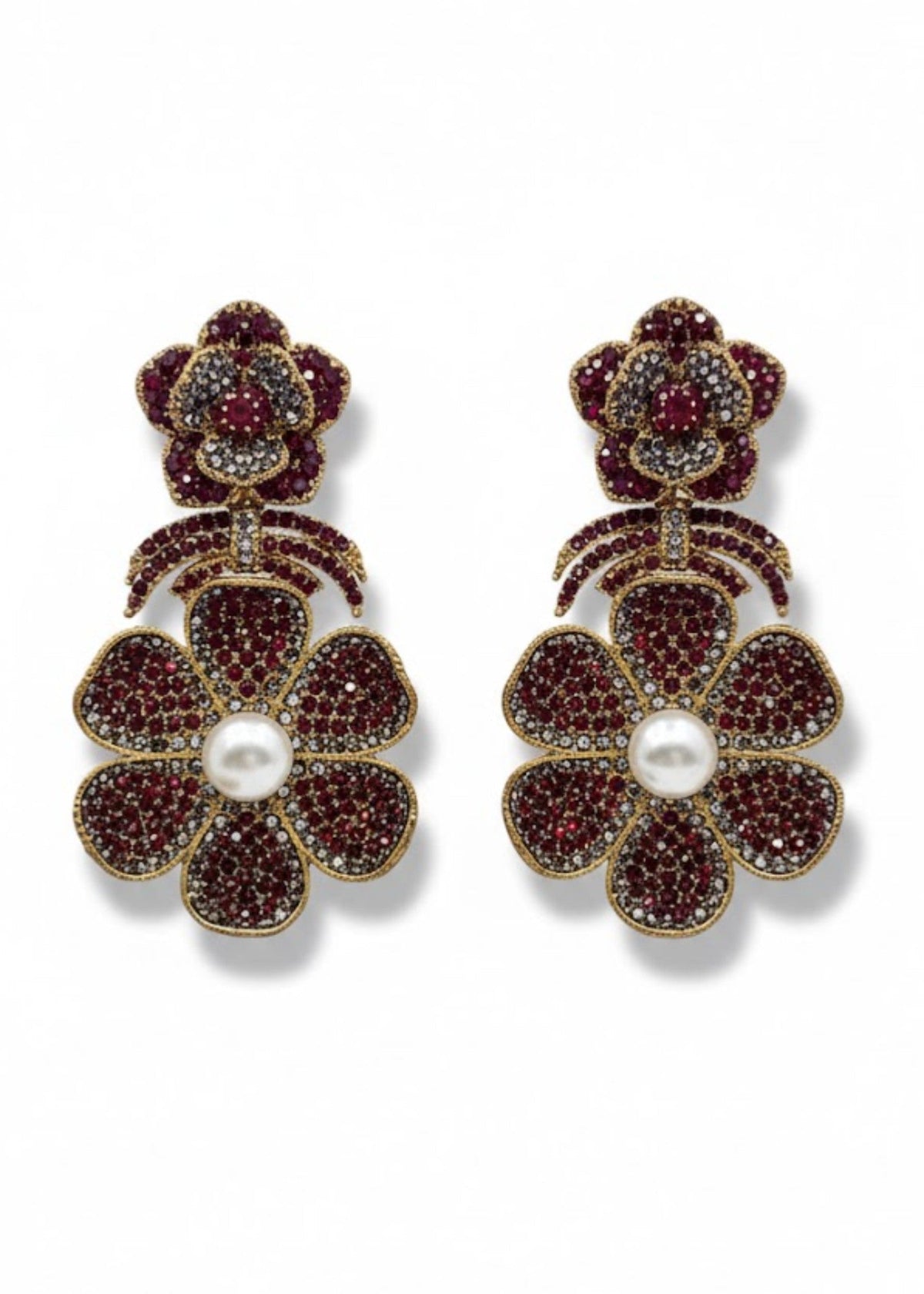 Shop the Gul-e-Shab Stud Earrings from Zarosh Jewel