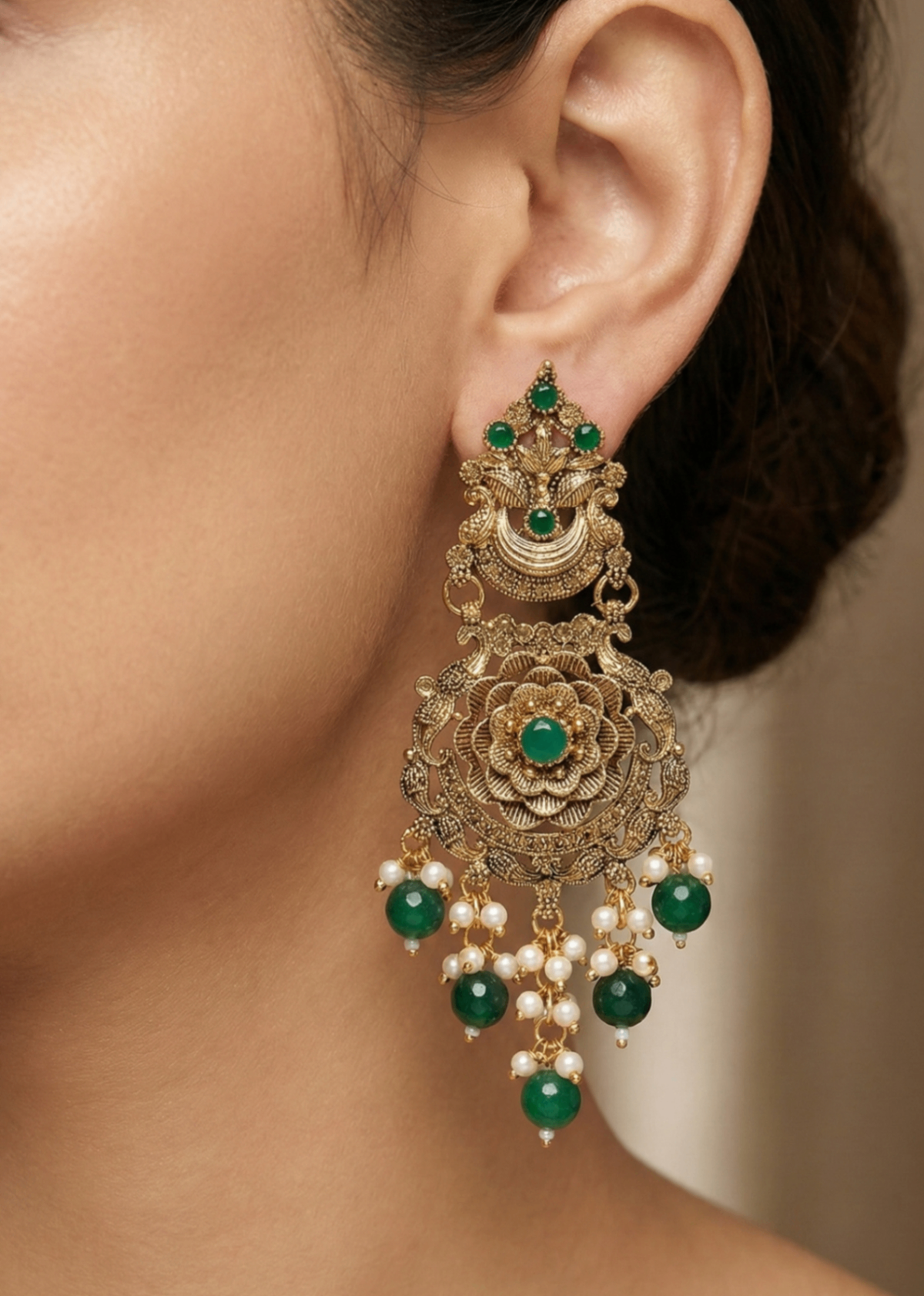 Shop the Gul-e-Zar Sahara Earrings from Zarosh Jewel