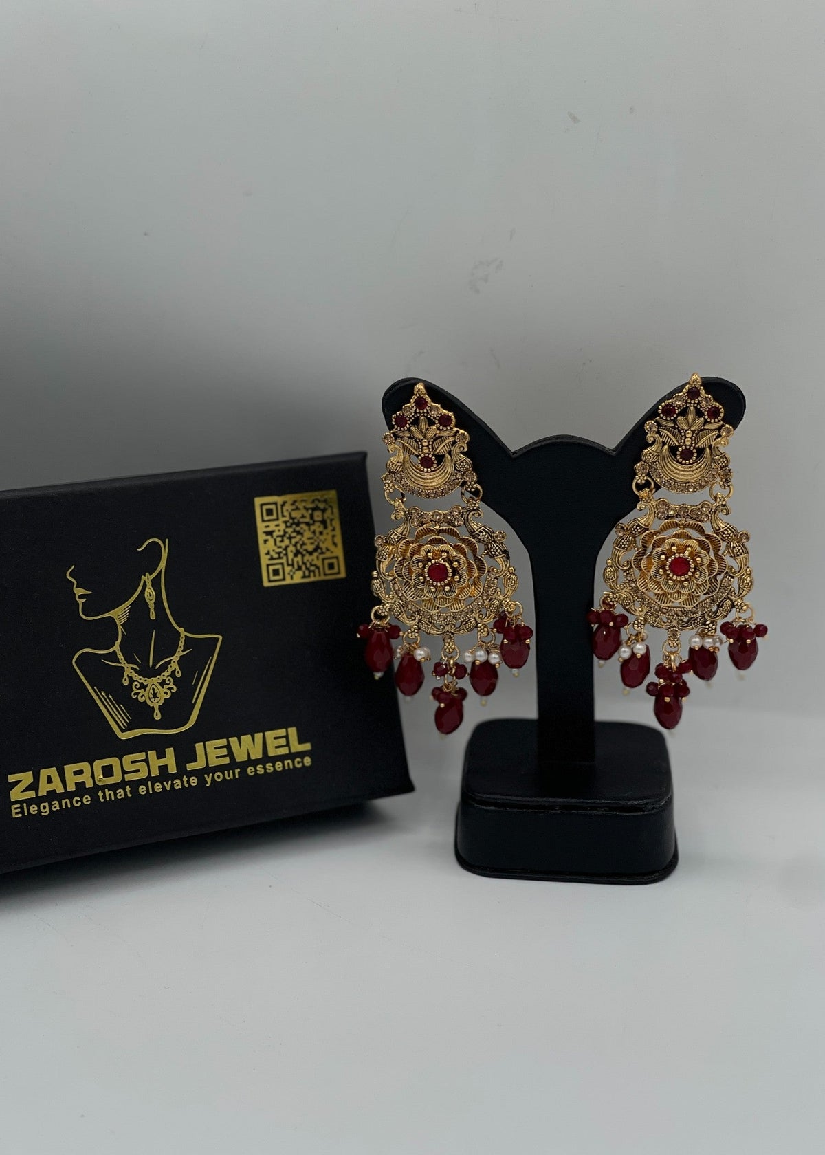 Shop the Gul-e-Zar Sahara Earrings from Zarosh Jewel