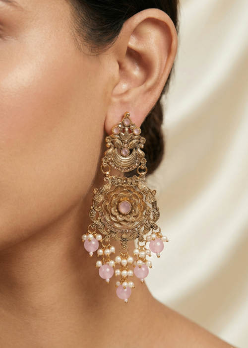Shop the Gul-e-Zar Sahara Earrings from Zarosh Jewel