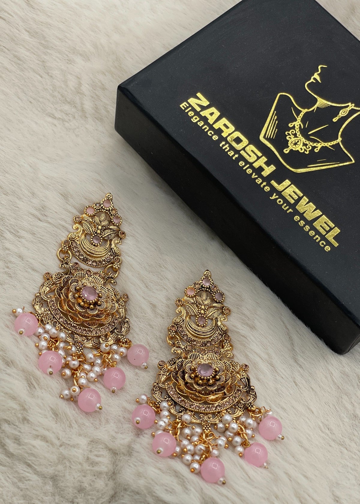 Shop the Gul-e-Zar Sahara Earrings from Zarosh Jewel
