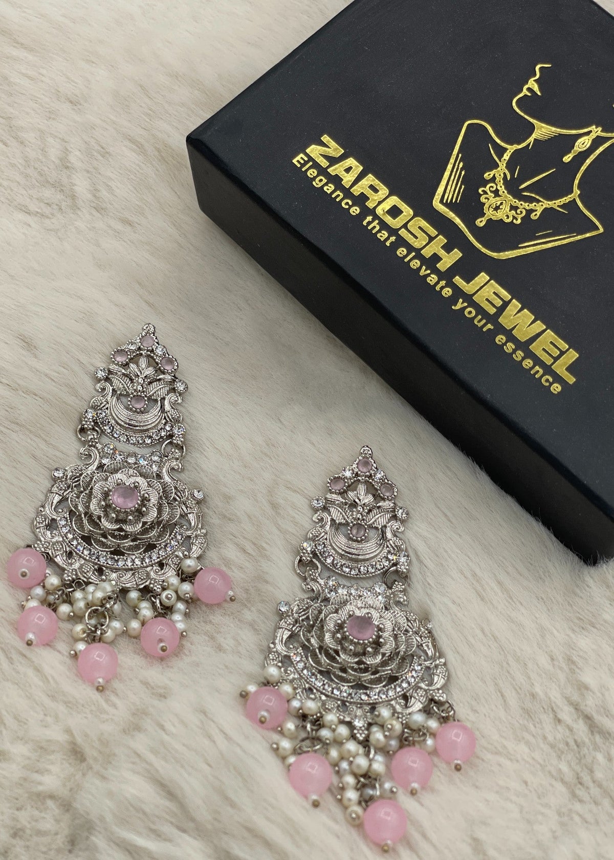 Shop the Gul-e-Zar Sahara Earrings from Zarosh Jewel