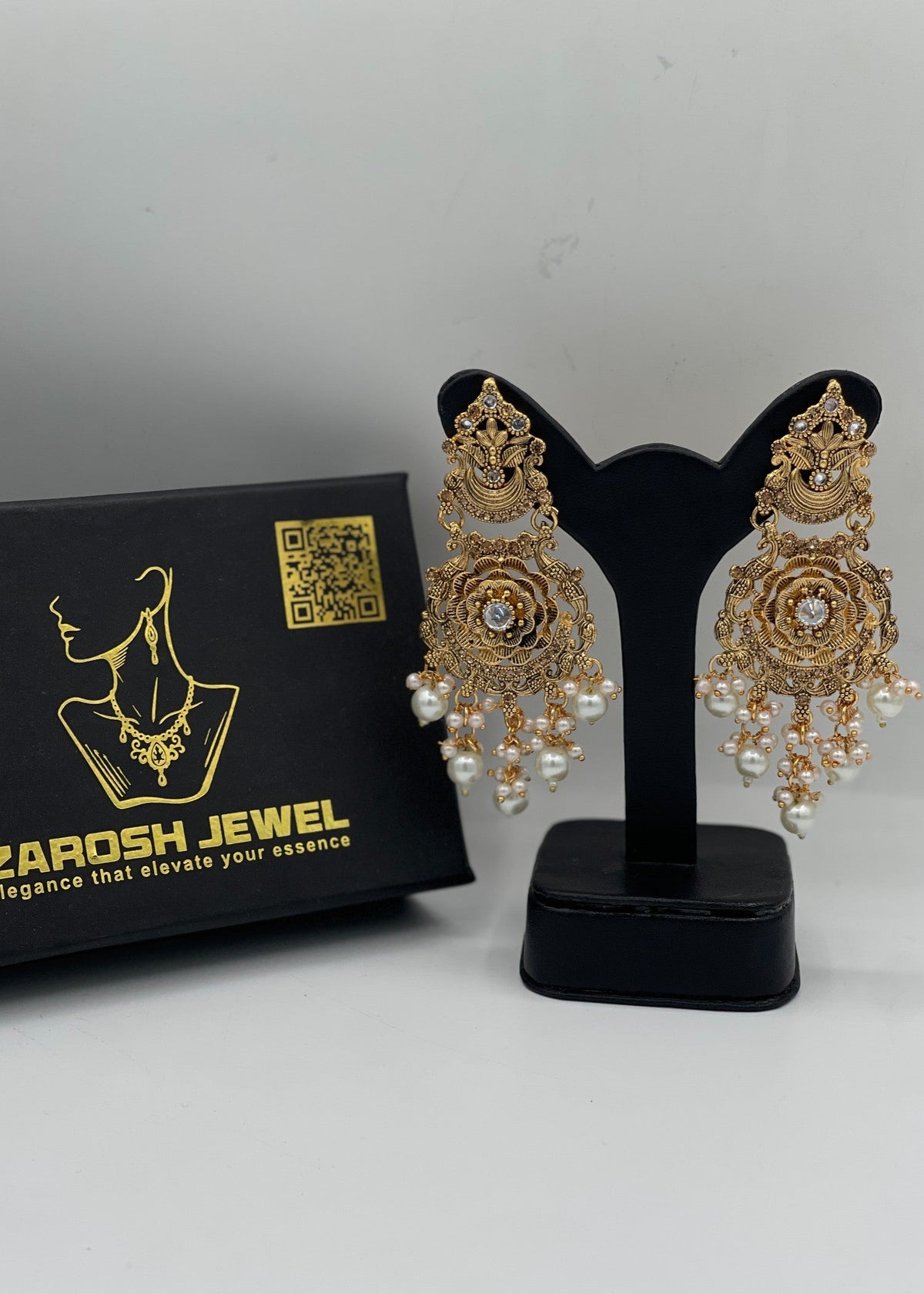 Shop the Gul-e-Zar Sahara Earrings from Zarosh Jewel