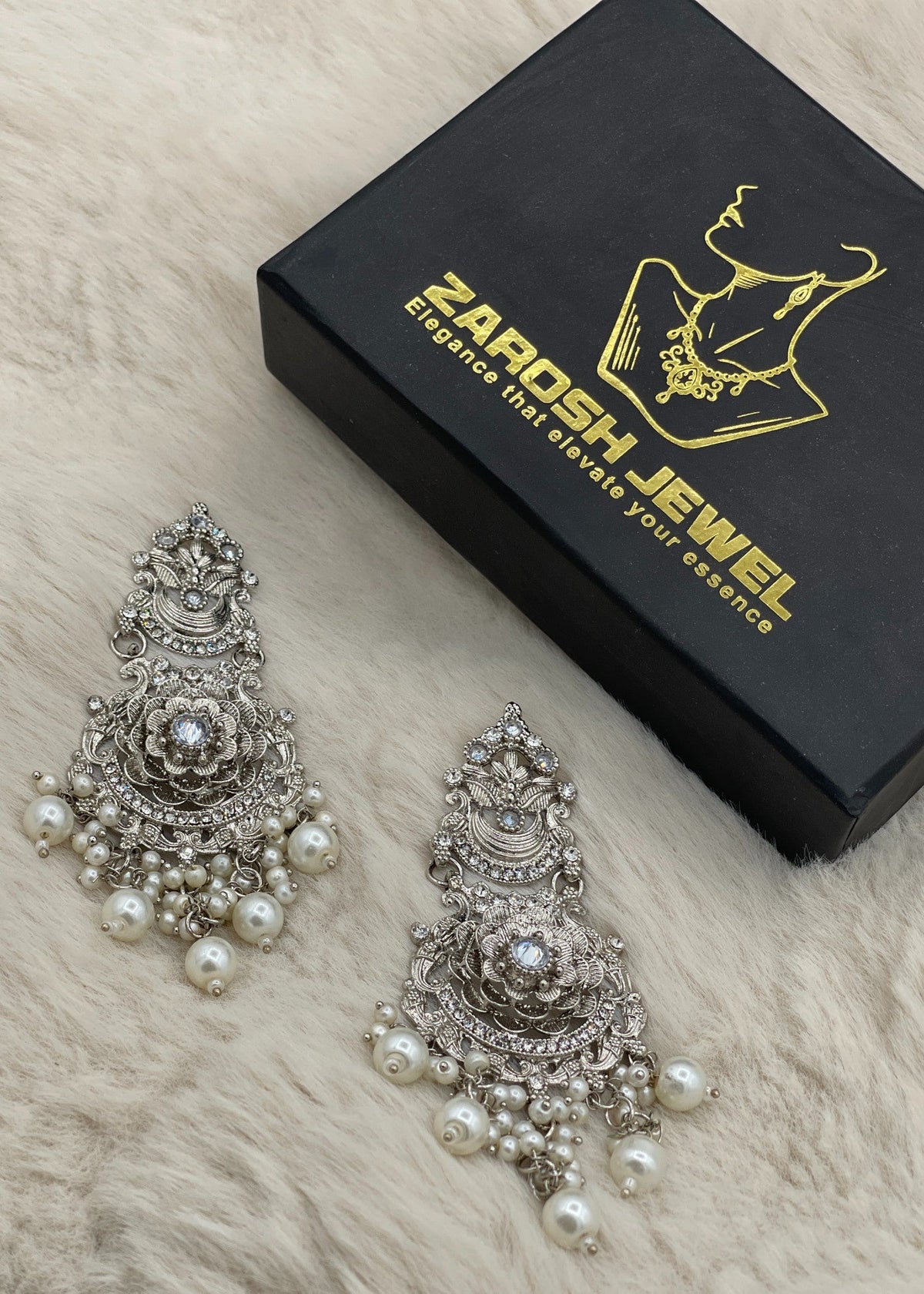 Shop the Gul-e-Zar Sahara Earrings from Zarosh Jewel