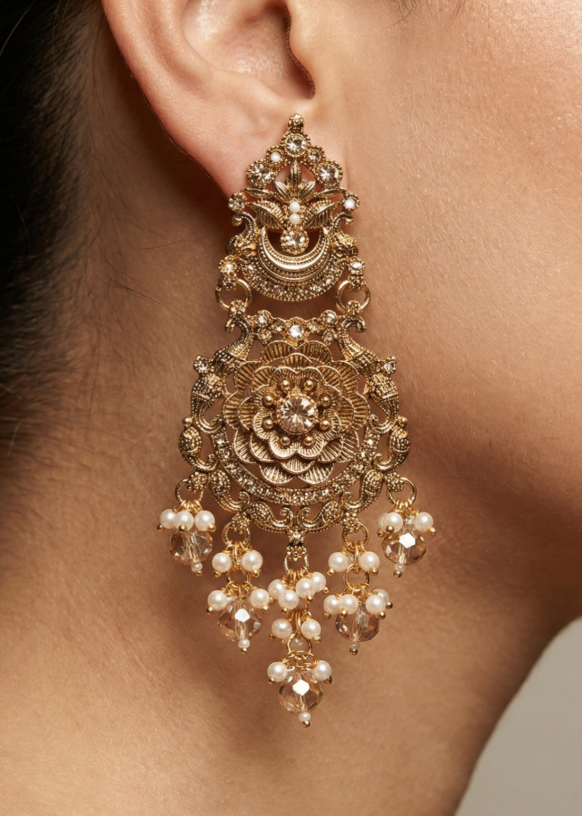 Shop the Gul-e-Zar Sahara Earrings from Zarosh Jewel