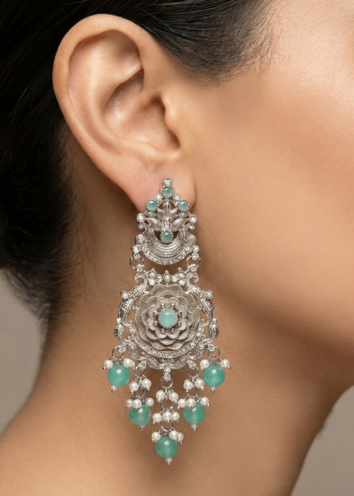 Shop the Gul-e-Zar Sahara Earrings from Zarosh Jewel