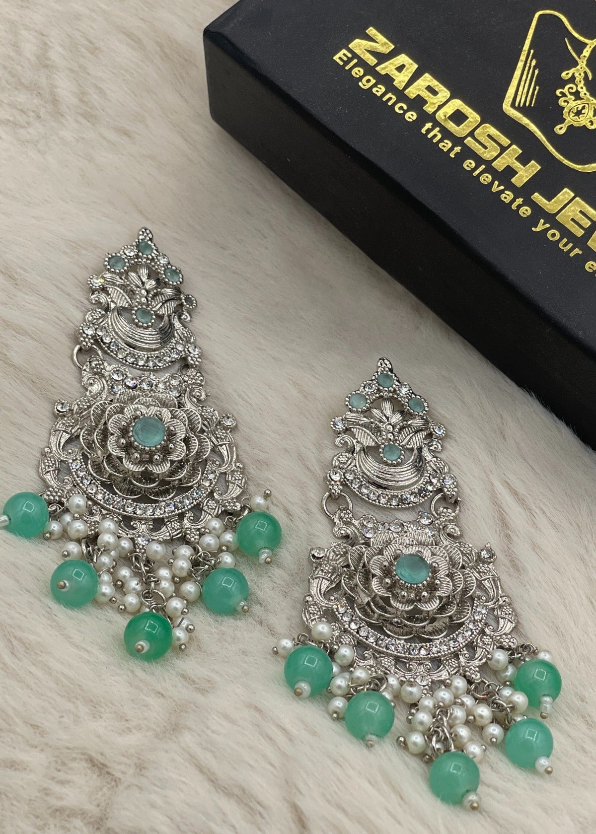 Shop the Gul-e-Zar Sahara Earrings from Zarosh Jewel