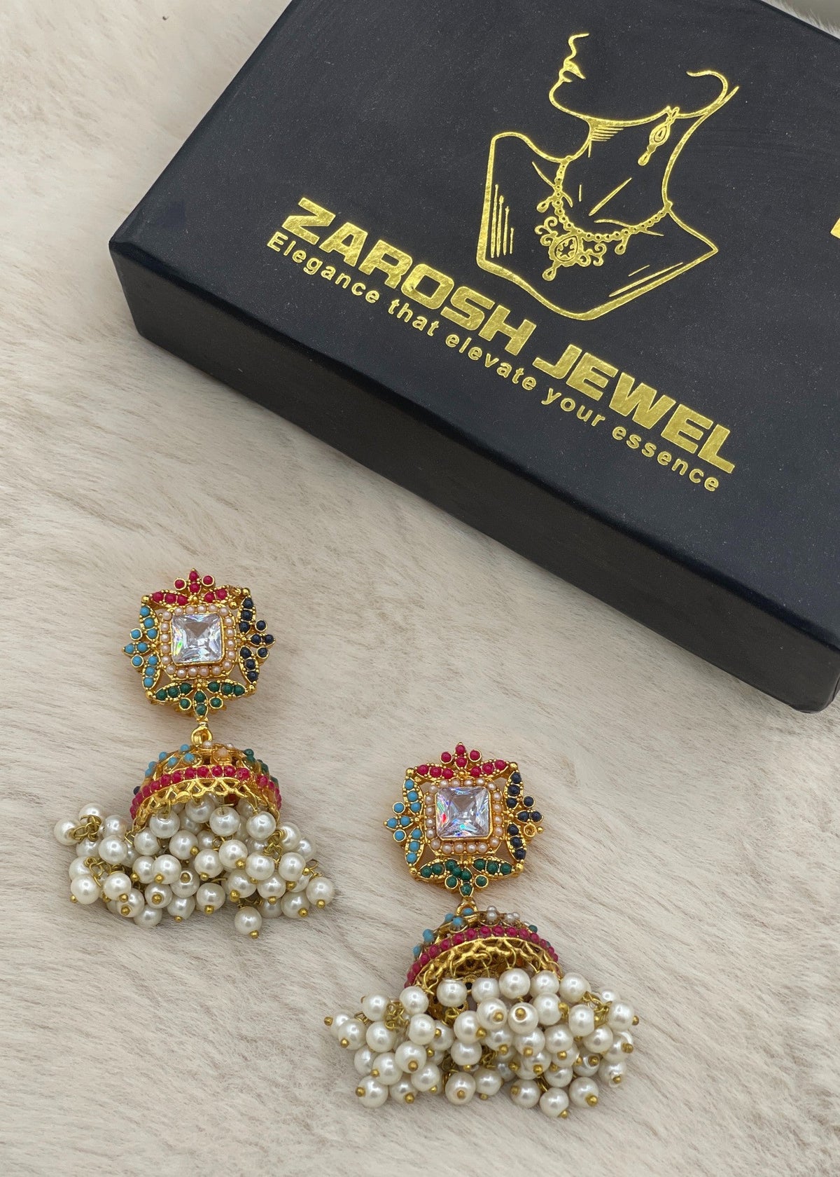 Shop the Gul-Naz Sahara Earrings from Zarosh Jewel