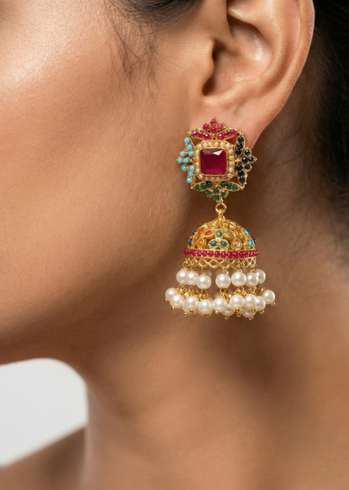 Gul-Naz Sahara Earrings by Zarosh Jewel