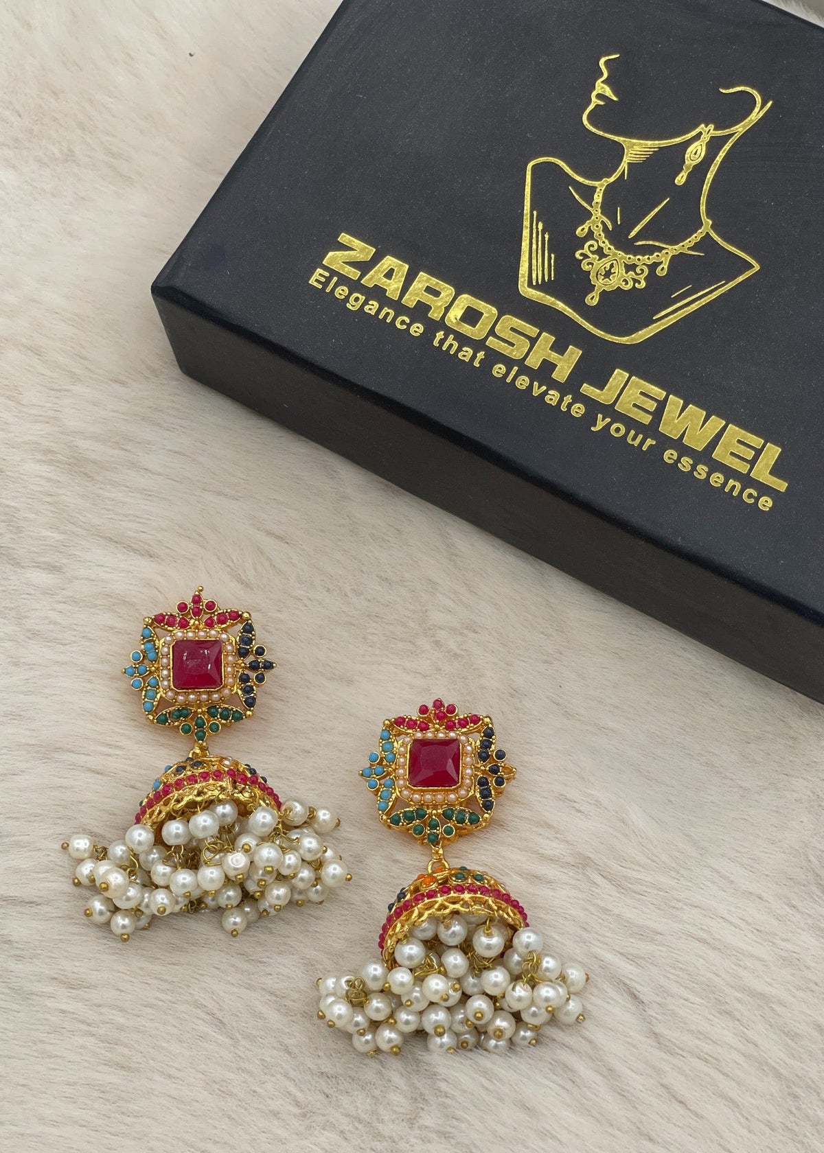 Shop the Gul-Naz Sahara Earrings from Zarosh Jewel