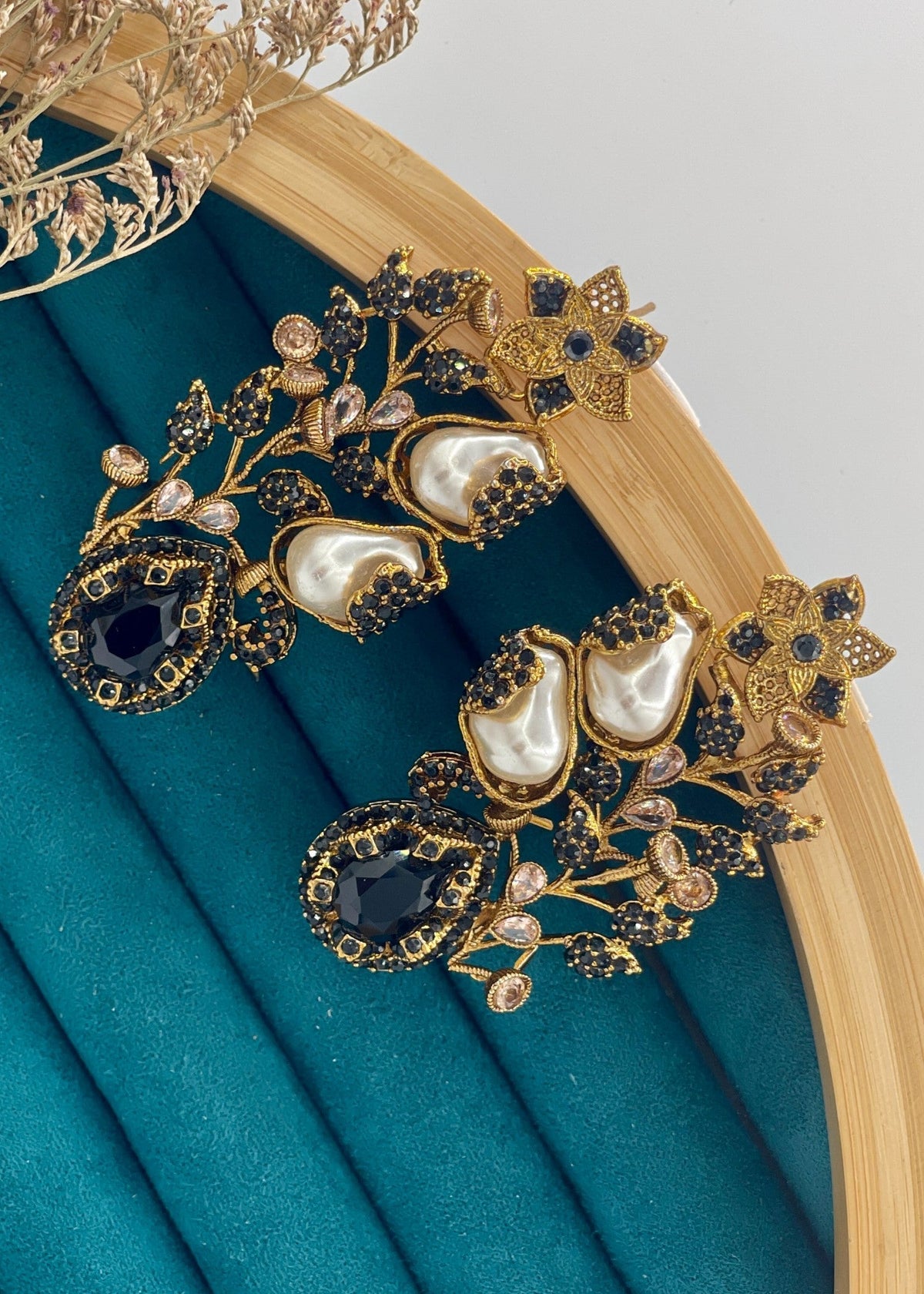 Shop the Gulbahar Luxury Statement Earrings from Zarosh Jewel
