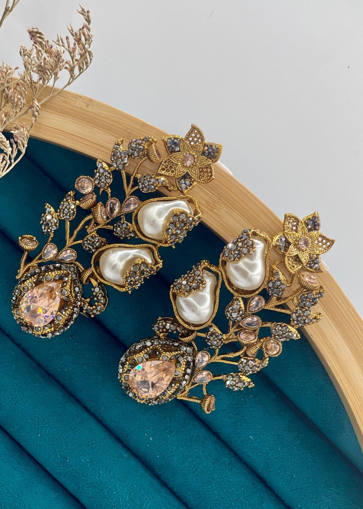 Shop the Gulbahar Luxury Statement Earrings from Zarosh Jewel