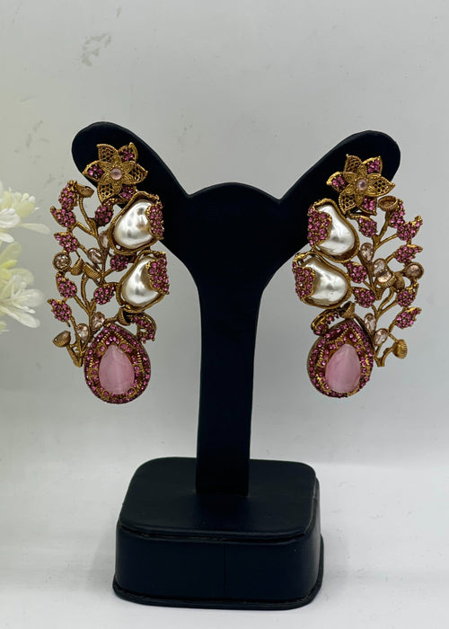 Shop the Gulbahar Luxury Statement Earrings from Zarosh Jewel