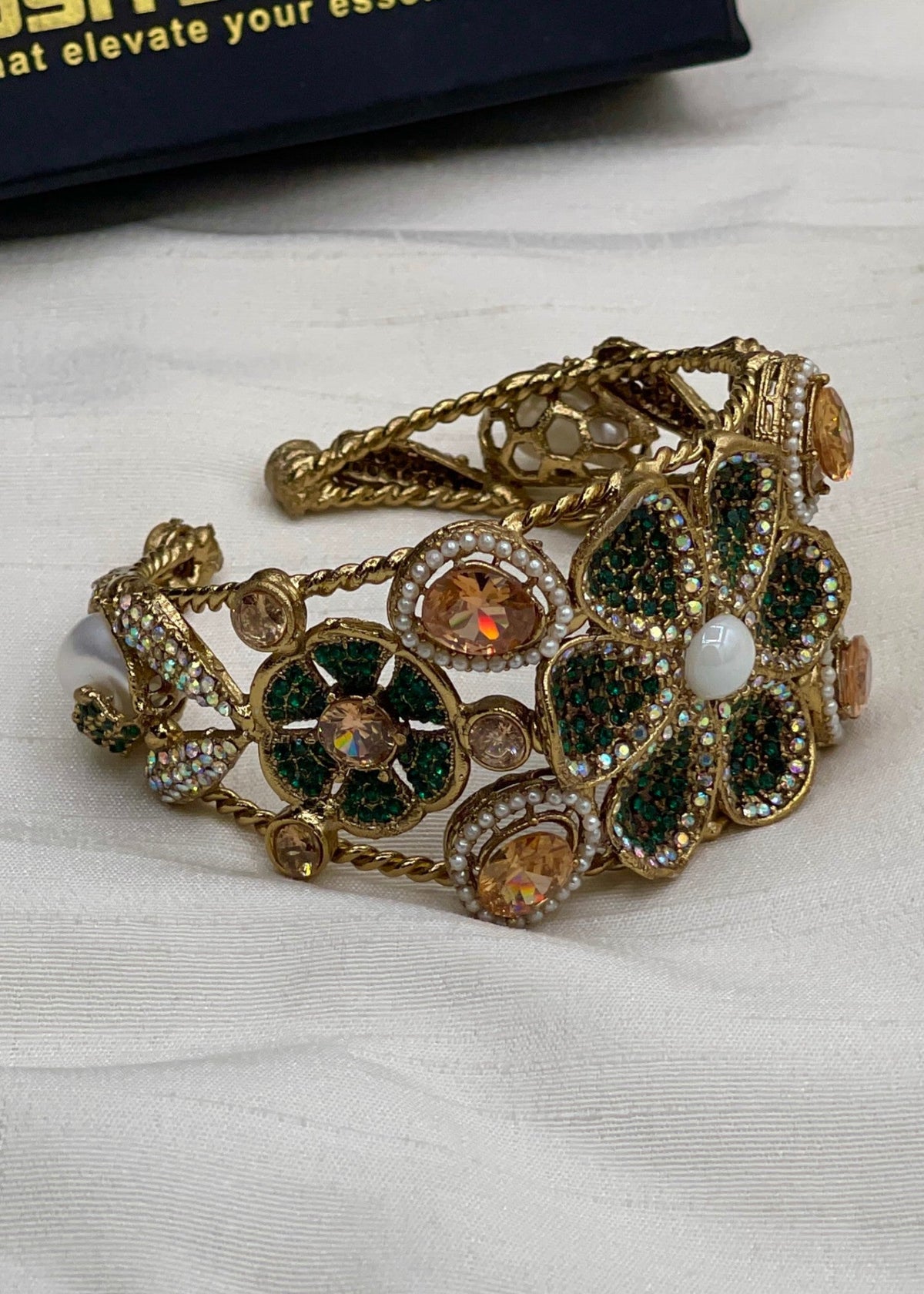 Shop the Gulnaar Bangle from Zarosh Jewel
