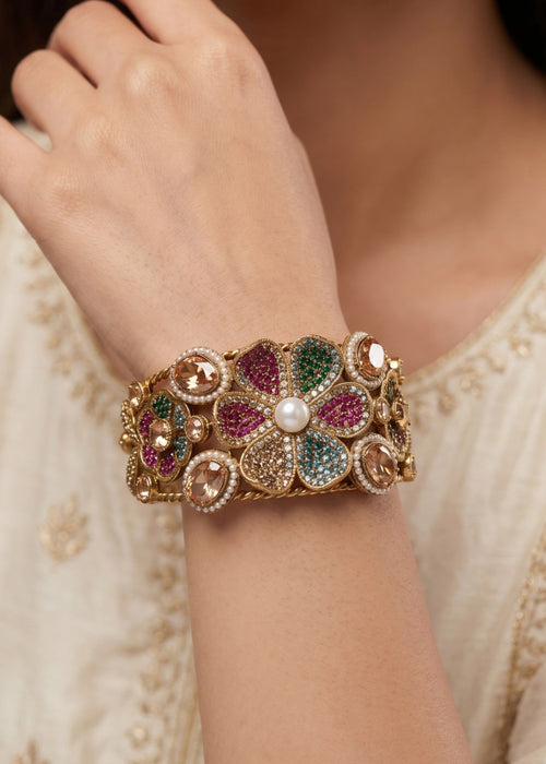 Shop the Gulnaar Bangle from Zarosh Jewel