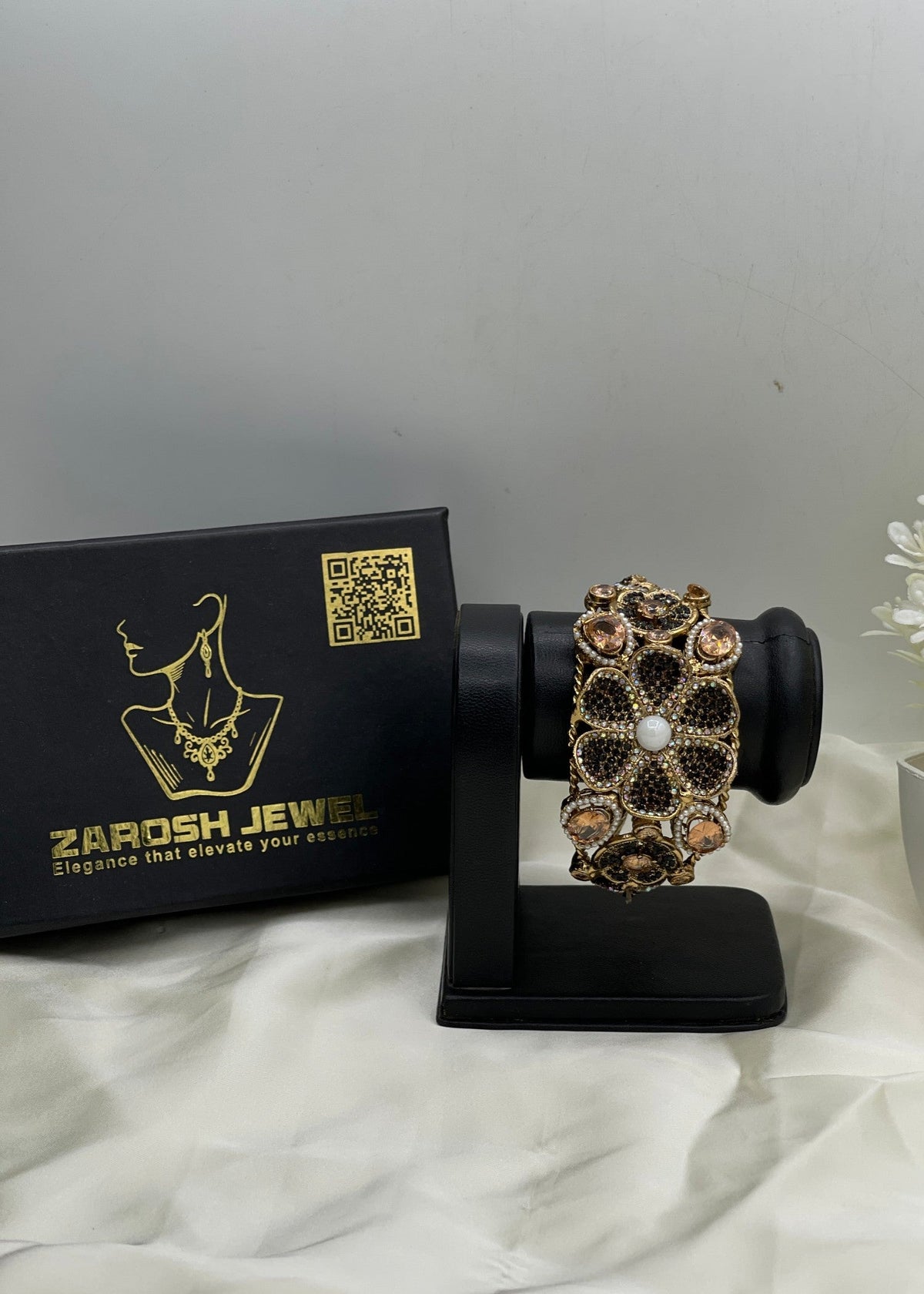 Shop the Gulnaar Bangle from Zarosh Jewel