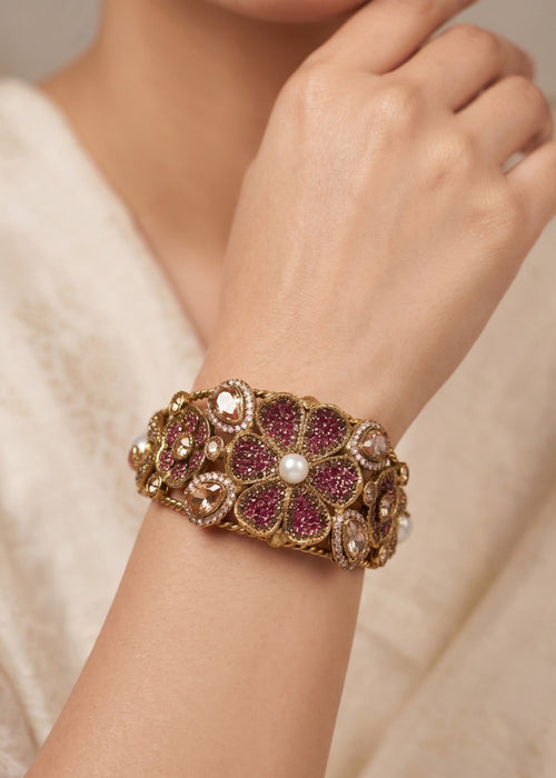 Shop the Gulnaar Bangle from Zarosh Jewel