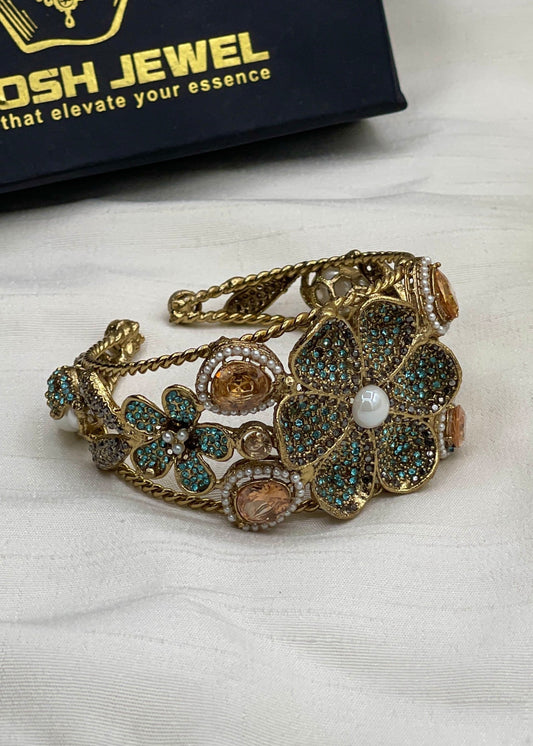 Shop the Gulnaar Bangle from Zarosh Jewel
