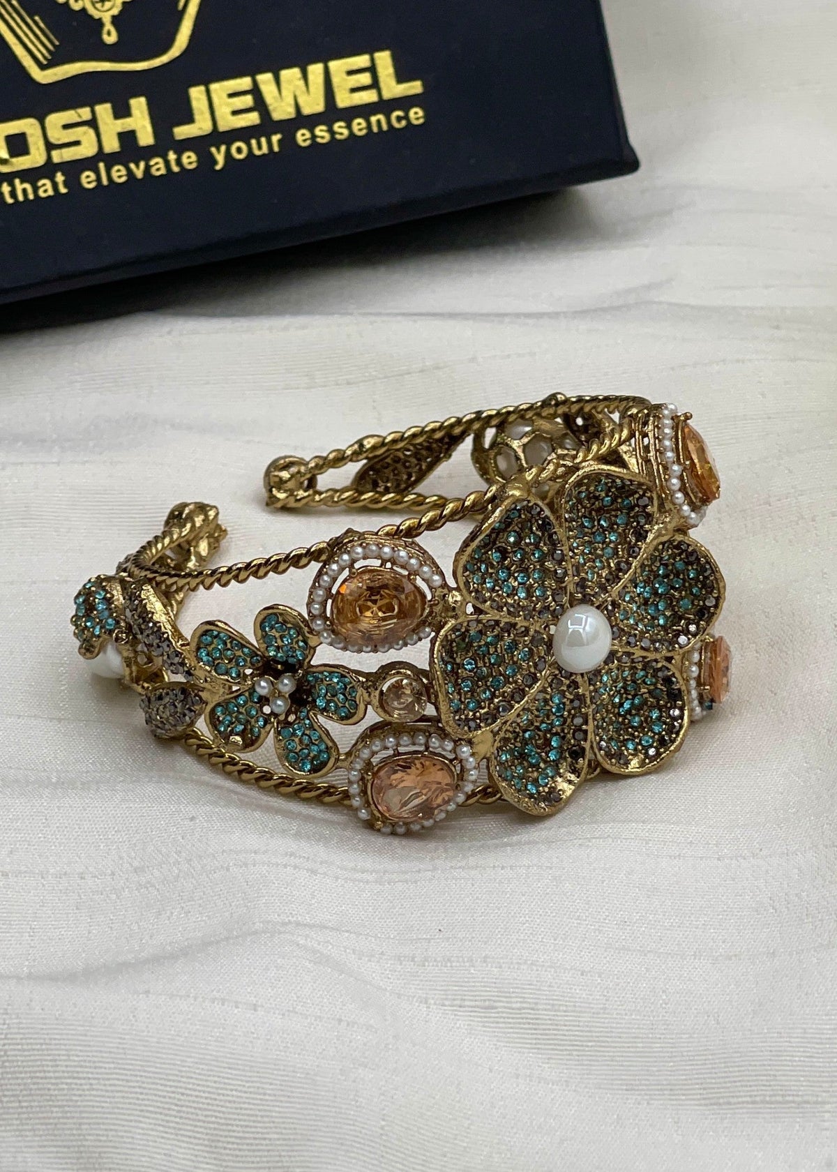 Shop the Gulnaar Bangle from Zarosh Jewel
