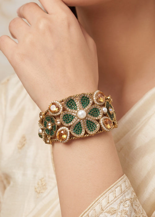 Shop the Gulnaar Bangle from Zarosh Jewel