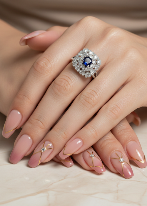 Shop the Gulsher Floral Ring from Zarosh Jewel
