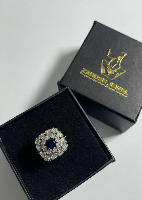 Shop the Gulsher Floral Ring from Zarosh Jewel