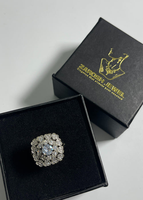 Shop the Gulsher Floral Ring from Zarosh Jewel