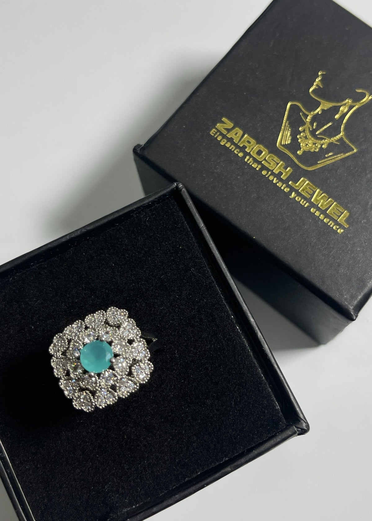 Shop the Gulsher Floral Ring from Zarosh Jewel