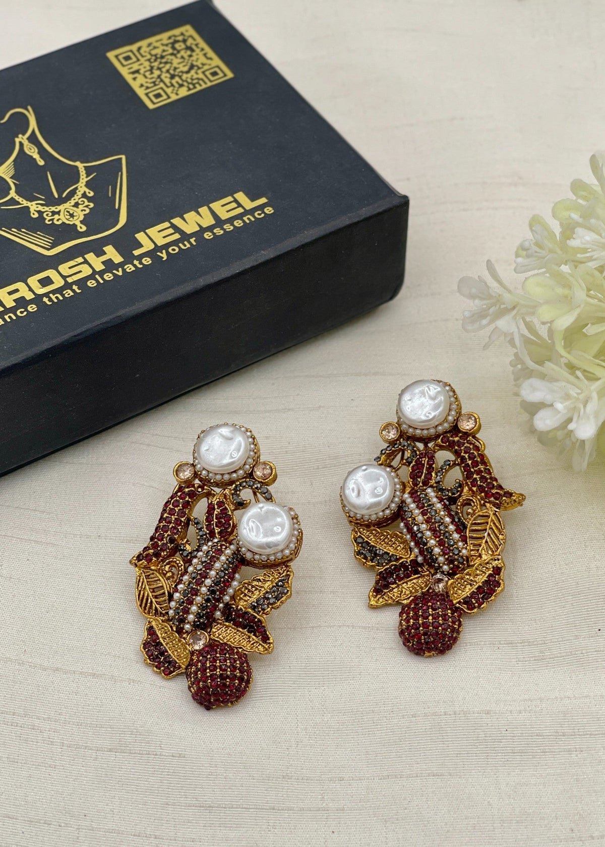 Shop the Habiba Premium Earring from Zarosh Jewel