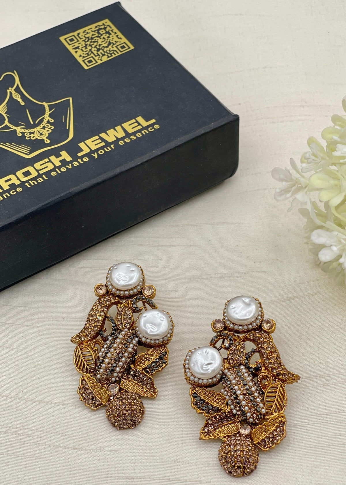 Shop the Habiba Premium Earring from Zarosh Jewel