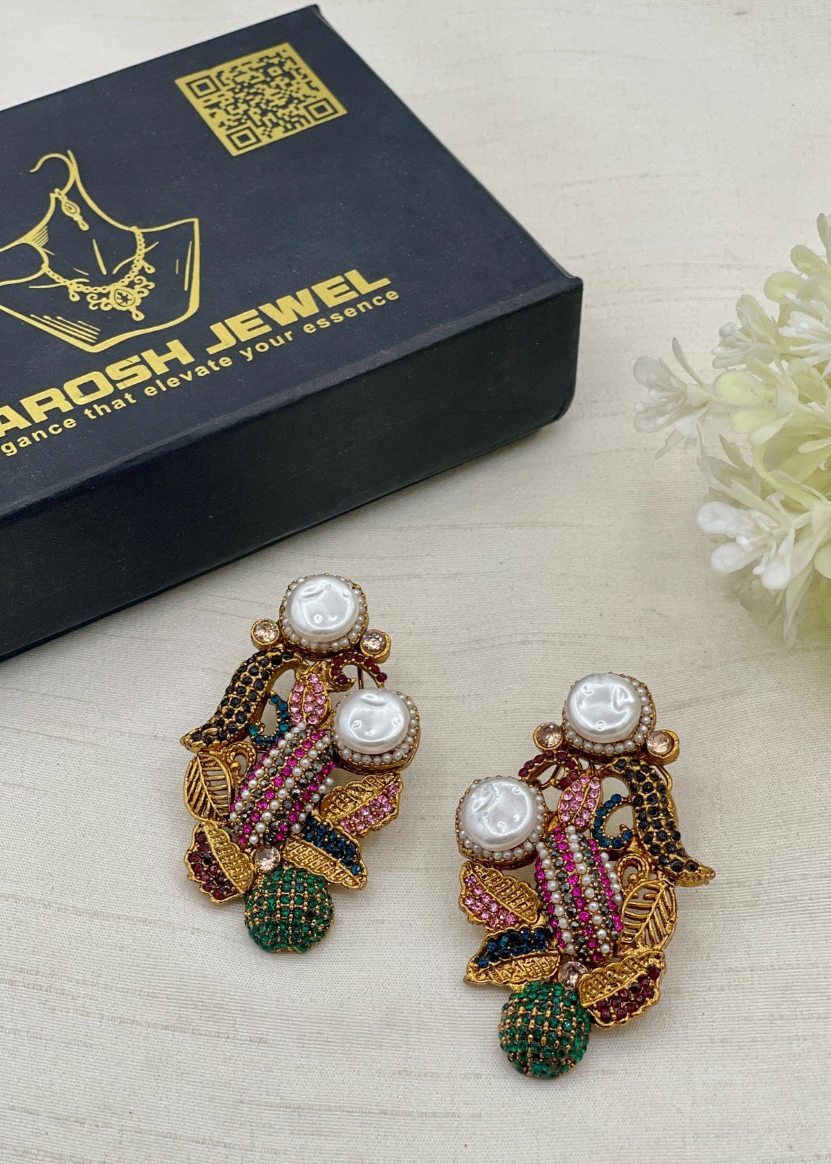 Shop the Habiba Premium Earring from Zarosh Jewel