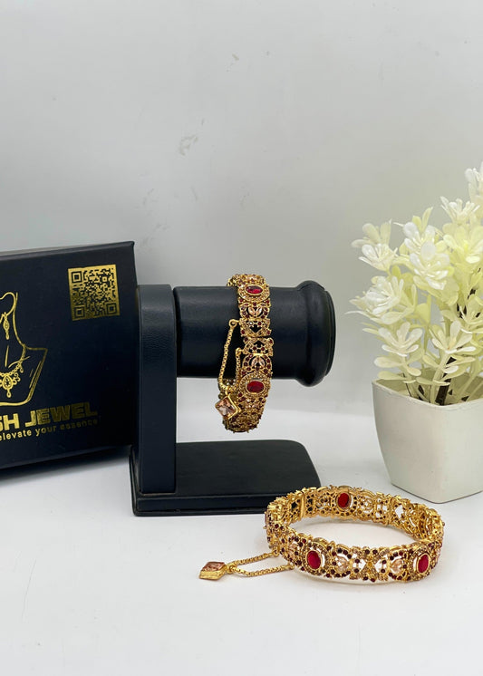 Shop the Hafsa Openable Bangle Set from Zarosh Jewel