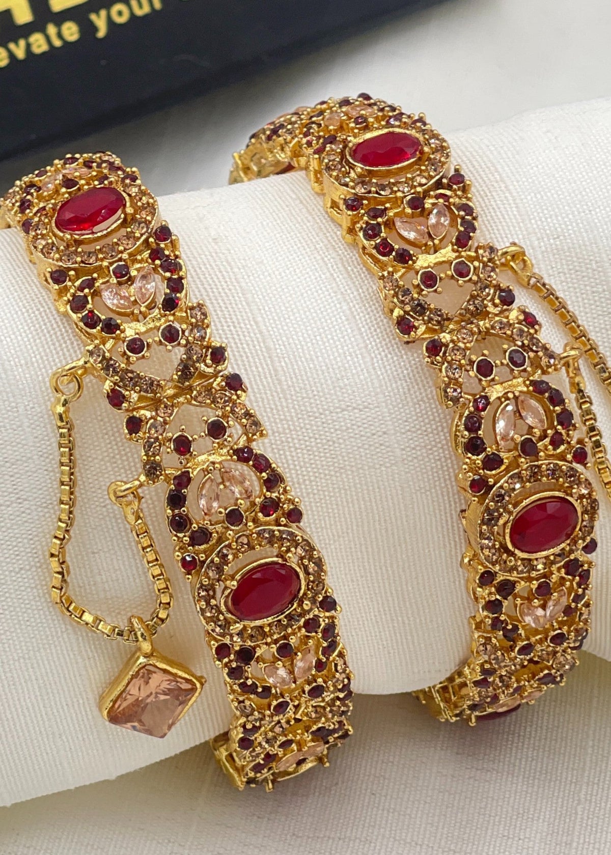 Shop the Hafsa Openable Bangle Set from Zarosh Jewel