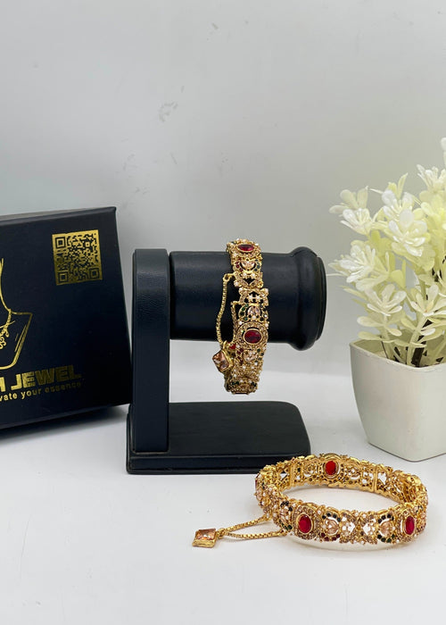 Shop the Hafsa Openable Bangle Set from Zarosh Jewel
